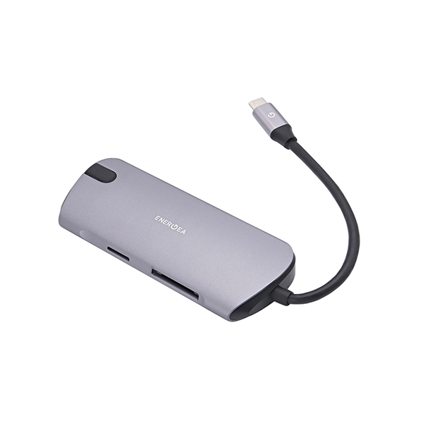 مبدل انرجیا مدل AluHub HD Pro Energea AluHub HD Pro Gunmetal Adapter