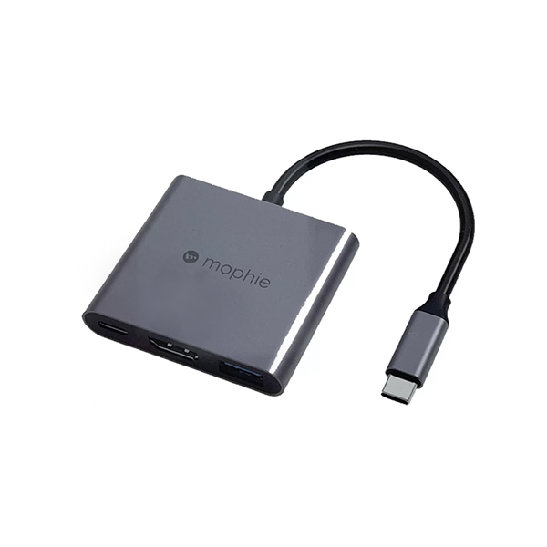 مبدل موفی مدل USB-C 3-in-1 Mophie Hub USB-C 3-in-1 Multiport Adapter