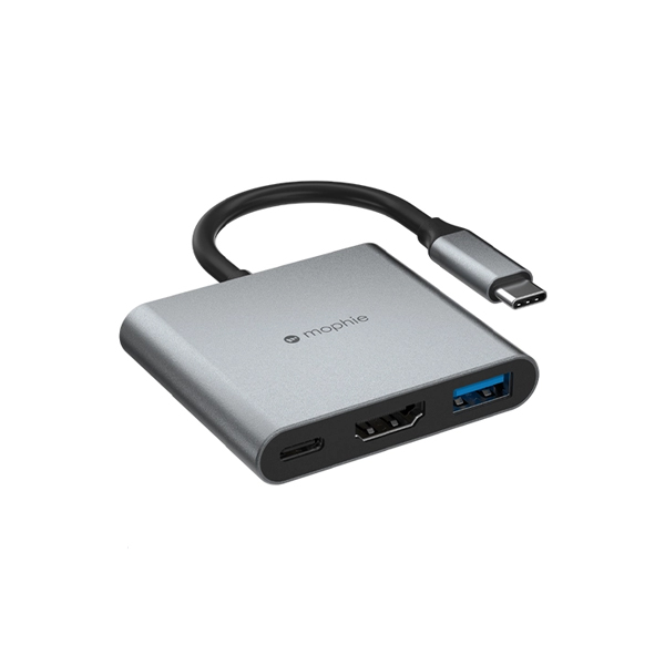 مبدل موفی مدل USB-C 3-in-1 Mophie Hub USB-C 3-in-1 Multiport Adapter