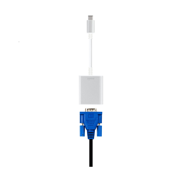 مبدل موشی مدل USB-C to VGA Moshi USB-C to VGA Silver Adapter