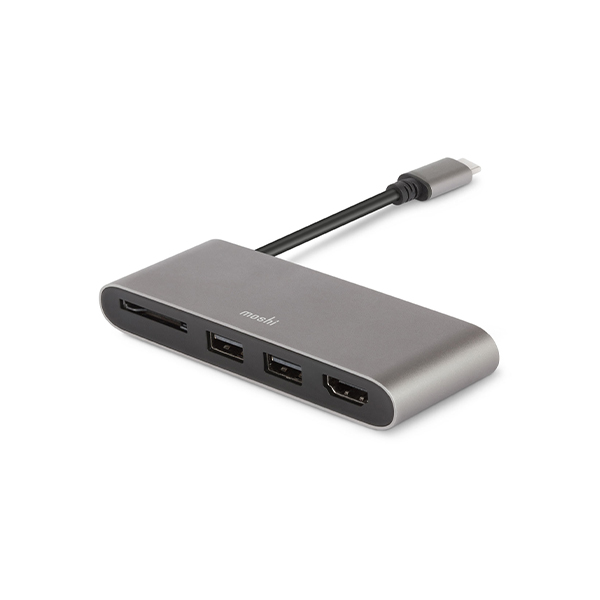 مبدل موشی مدل USB-C Multimedia Moshi USB-C Multimedia Titanium Gray Adapter