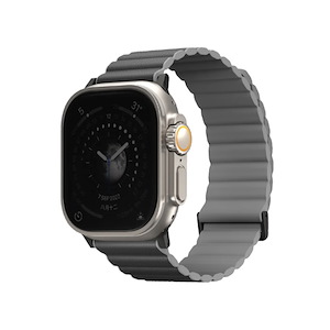 بند اپل‌واچ یونیک مدل Revix Permium Edition سایز 42/44/45/49 میلی‌متری Uniq Revix Premium Edition Charcoal/Ash Grey Apple Watch 49mm Band