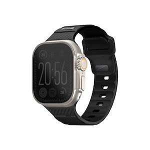 بند اپل‌واچ یونیک مدل Stride سایز 42/44/45/49 میلی‌متری Uniq Stride Black Apple Watch 45mm Band