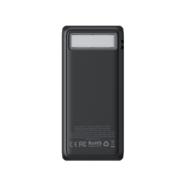 پاوربانک وگر مدل W5001 ظرفیت 56000 میلی‌آمپر Veger W5001 56000mAh Black PowerBank