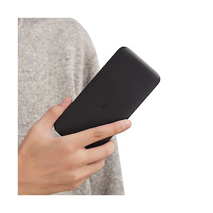 پاوربانک شیائومی مدل Redmi ظرفیت 10000 میلی‌آمپر Xiaomi Redmi 10000mAh Black PowerBank