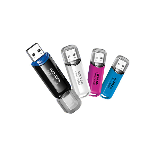 فلش مموری ای‌دیتا مدل C906 ظرفیت 64 گیگابایت Adata C906 64GB Blue USB Flash Drive