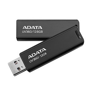 فلش مموری ای‌دیتا مدل UV360 ظرفیت 32 گیگابایت Adata UV360 32GB Black USB Flash Drive