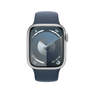 ساعت هوشمند اپل مدل Series 9 Aluminum 41mm Apple Watch Series 9 GPS Silver Aluminum 41mm Midnight Sport Band Smart Watch