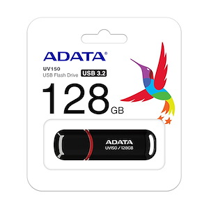 فلش مموری ای‌دیتا مدل UV150 ظرفیت 128 گیگابایت Adata UV150 128GB Black USB Flash Drive