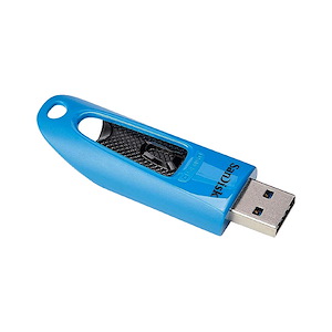 فلش مموری سندیسک مدل Ultra ظرفیت 64 گیگابایت SanDisk Ultra 64GB Blue USB Flash Drive