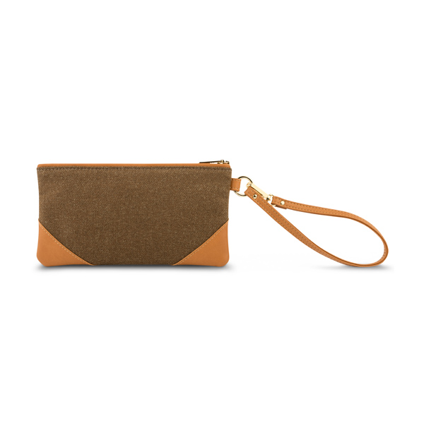 کیف موشی مدل Wristlet Clutch Moshi Wristlet Clutch Vintage Brown Bag