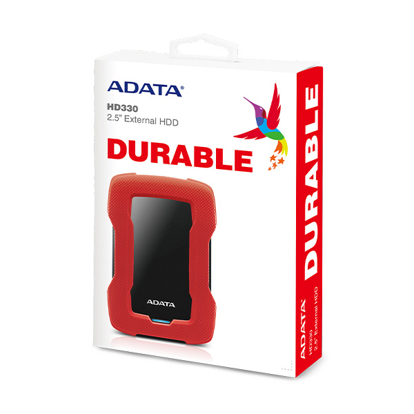 هارد اکسترنال ای‌دیتا مدل HD330 ظرفیت 1 ترابایت Adata HD330 1TB Red External Hard Drive