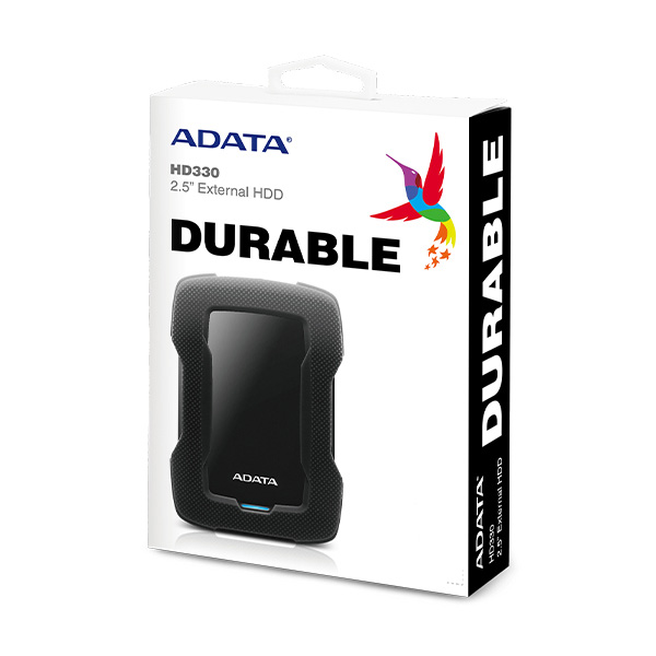 هارد اکسترنال ای‌دیتا مدل HD330 ظرفیت 2 ترابایت Adata HD330 2TB Black External Hard Drive