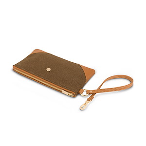 کیف موشی مدل Wristlet Clutch Moshi Wristlet Clutch Vintage Brown Bag