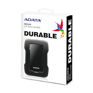 هارد اکسترنال ای‌دیتا مدل HD330 ظرفیت 2 ترابایت Adata HD330 2TB Black External Hard Drive