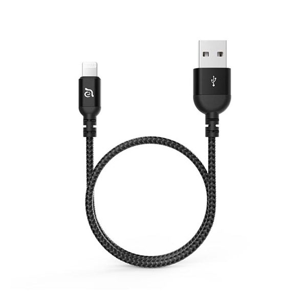 کابل شارژ آدام المنتس مدل PeAk II USB-C to Lightning 1.2m ADAM elements PeAk III USB to Lightning 1.2m Black Cable