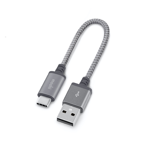 کابل موشی Integra USB to USB-C طول 25 سانتی‌متر Moshi Integra USB to USB-C Cable Titanium Gray - 25cm