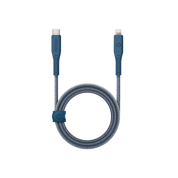 Energea Flow USB-C to Lightning Cable Blue - 1.5M Energea Flow USB-C to Lightning Cable Blue - 1.5M