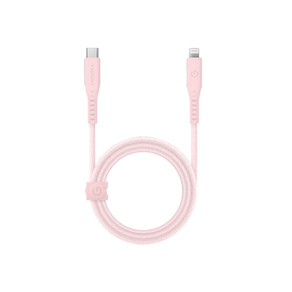 Energea Flow USB-C to Lightning Cable Pink - 1.5M Energea Flow USB-C to Lightning Cable Pink - 1.5M