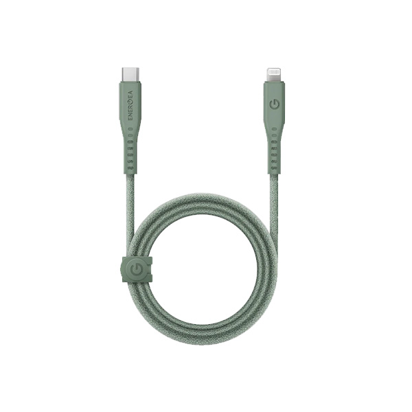 Energea Flow USB-C to Lightning Cable Green - 1.5M Energea Flow USB-C to Lightning Cable Green - 1.5M