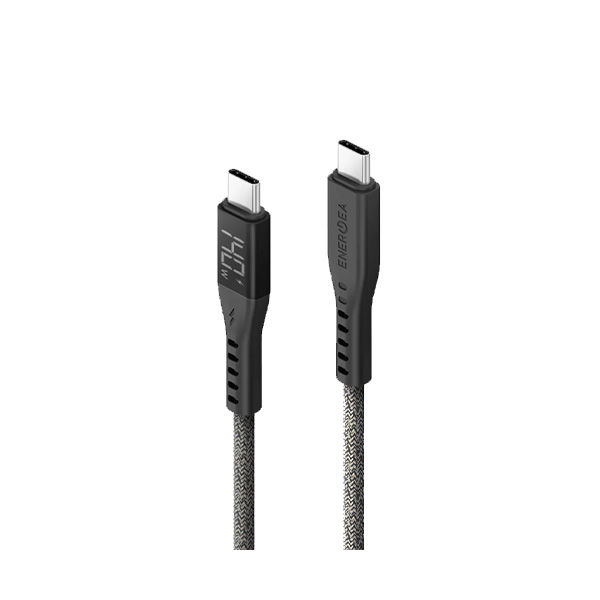 Energea Flow with Display USB-C Cable Black - 1.5M Energea Flow with Display USB-C Cable Black - 1.5M