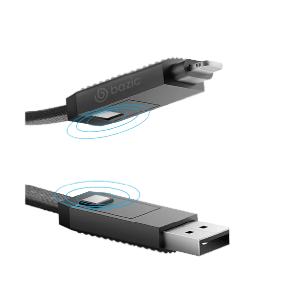 Energea AluCable USB-C   Lightning   USB-A Cable Black - 100CM Energea AluCable USB-C   Lightning   USB-A Cable Black - 100CM