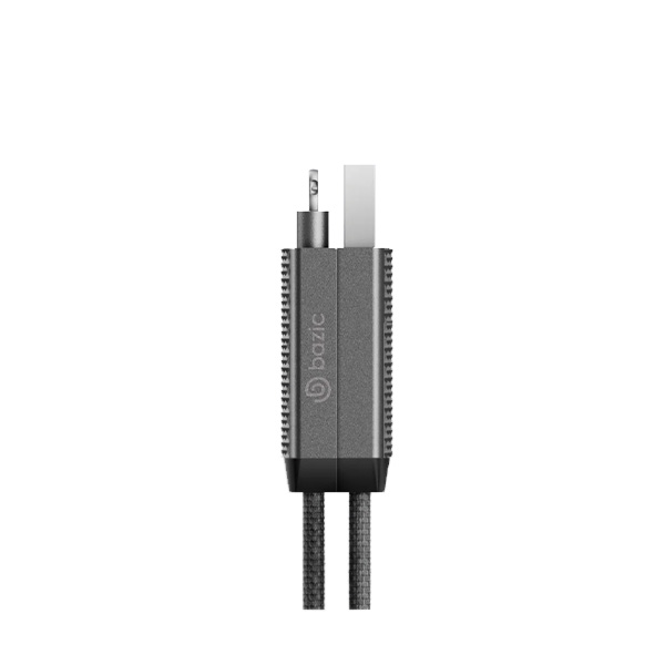 Energea AluCable USB-C   Lightning   USB-A Cable Black - 15CM Energea AluCable USB-C   Lightning   USB-A Cable Black - 15CM