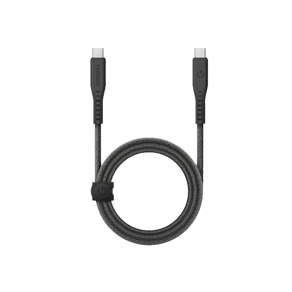 Energea Flow USB3.2 Gen2 USB-C Cable Black - 200CM Energea Flow USB3.2 Gen2 USB-C Cable Black - 200CM