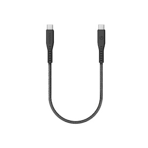 Energea Flow USB3.2 Gen2 USB-C Cable Black - 30CM Energea Flow USB3.2 Gen2 USB-C Cable Black - 30CM