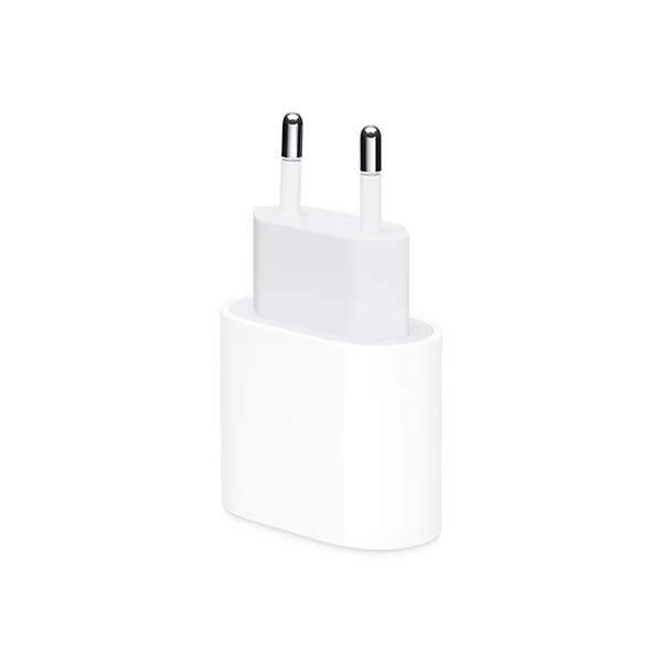 آداپتور اپل مدل 20W پارت نامبر ZM/A Apple 20W USB-C White Adapter - ZM/A