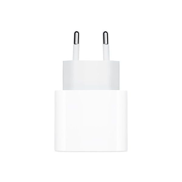 آداپتور اپل مدل 20W پارت نامبر ZM/A Apple 20W USB-C White Adapter - ZM/A