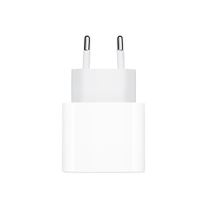 آداپتور اپل مدل 20W پارت نامبر ZM/A Apple 20W USB-C White Adapter - ZM/A