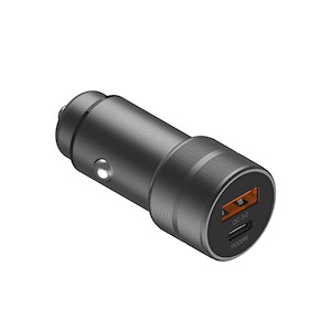 شارژر فندکی انرجیا AluDrive Energea AluDrive PD20  Gunmetal Adapter