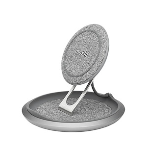 شارژر بی‌سیم موشی مدل Lounge Q Moshi Lounge Q Nordic Gray Wireless Charger