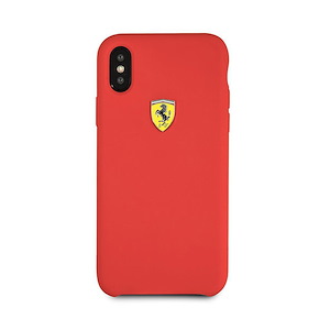 قاب آیفون XS Max سی‌جی موبایل مدل Ferrari Silicon CG Mobile Ferrari Silicon Red iPhone XS Max Case