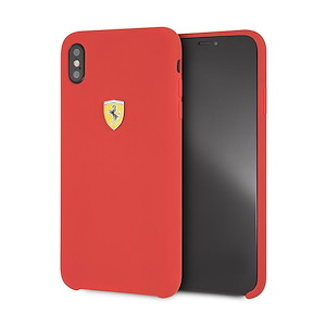 قاب آیفون XS Max سی‌جی موبایل مدل Ferrari Silicon CG Mobile Ferrari Silicon Red iPhone XS Max Case