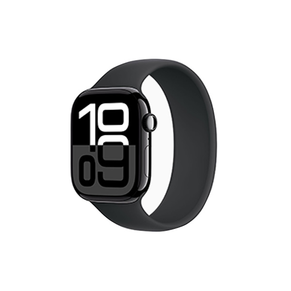 ساعت هوشمند اپل مدل Series 10 Aluminum 42mm Apple Watch Series 10 GPS Jet Black Aluminum 42mm Black Sport Band Smart Watch