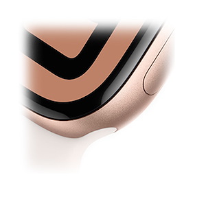 ساعت هوشمند اپل مدل Series 10 Aluminum 42mm Apple Watch Series 10 GPS Rose Gold Aluminum 42mm Light Blush Sport Band Smart Watch