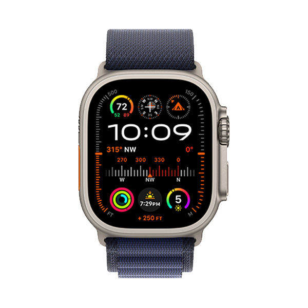 خرید آنلاین ساعت هوشمند اپل مدل Ultra 2 Natural Titanium Alpine Loop 49mm