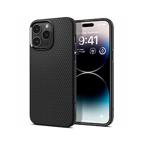 قاب آیفون 14Pro اسپیگن مدل Liquid Air Spigen Liquid Air Matte Black iPhone 14 Pro Case