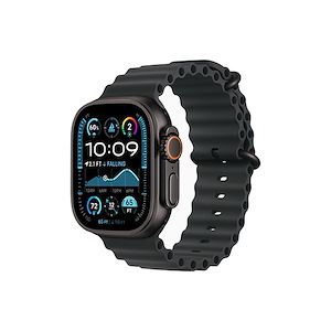 ساعت هوشمند اپل مدل Ultra 2 Black Titanium Ocean 49mm Apple Watch Ultra 2 Black Titanium 49mm Black Ocean Band Smart Watch