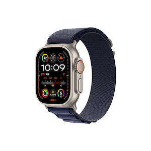 ساعت هوشمند اپل مدل Ultra 2 Natural Titanium Alpine Loop 49mm Apple Watch Ultra 2 Natural Titanium 49mm Navy Alpine Loop Band Smart Watch