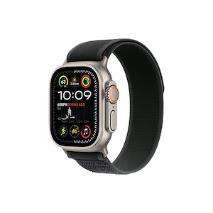 ساعت هوشمند اپل مدل Ultra 2 Natural Titanium Trail Loop 49mm Apple Watch Ultra 2 Natural Titanium 49mm Black Trail Loop Band Smart Watch