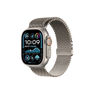 ساعت هوشمند اپل مدل Ultra 2 Natural Titanium Milanese Loop 49mm Apple Watch Ultra 2 Natural Titanium 49mm Natural Titanium Milanese Loop Band Smart Watch