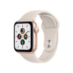 اپل‌واچ SE 2022 سایز 40mm Apple Watch SE 2022 GPS Starlight Aluminum 40mm Starlight Sport Band Smart Watch