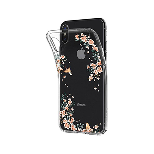 قاب آیفون X/XS اسپیگن مدل Liquid Crystal Blossom Spigen Liquid Crystal Blossom Nature iPhone X/XS Case