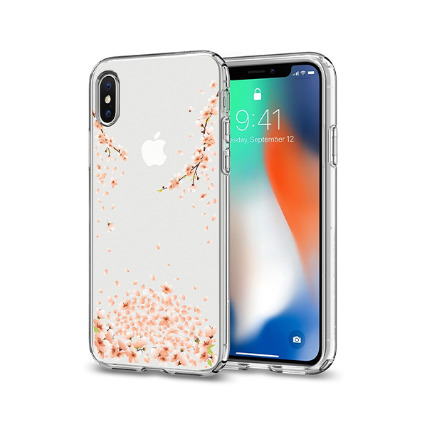 قاب آیفون X/XS اسپیگن مدل Liquid Crystal Blossom Spigen Liquid Crystal Blossom Crystal Clear iPhone X/XS Case