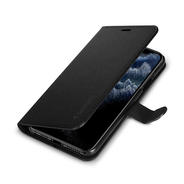 قاب آیفون 11Pro اسپیگن مدل Wallet S Spigen Wallet S Saffino Black iPhone 11 Pro Case