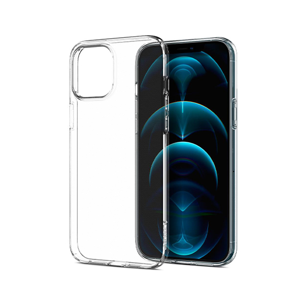 قاب آیفون 12/12Pro اسپیگن مدل Liquid Crystal Spigen Liquid Crystal Crystal Clear iPhone 12/12 Pro Case