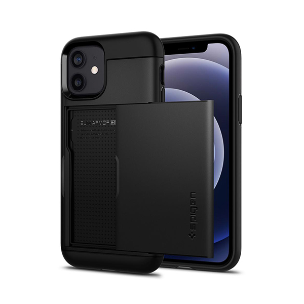 قاب آیفون 12/12Pro اسپیگن مدل Slim Armor CS Spigen Slim Armor CS Black iPhone 12/12 Pro Case